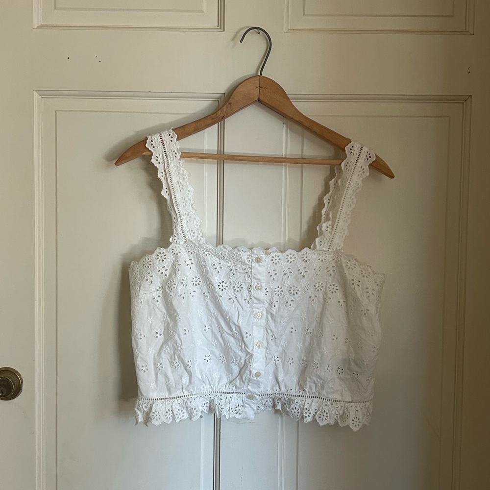 gap x doên eyelet blouse